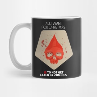 All I Want For Christmas Is To Not Get Eaten By Zombies (Skull Token) - Board Games Design - Board Game Art Mug